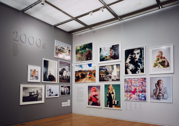 Installation view of Vogue 100