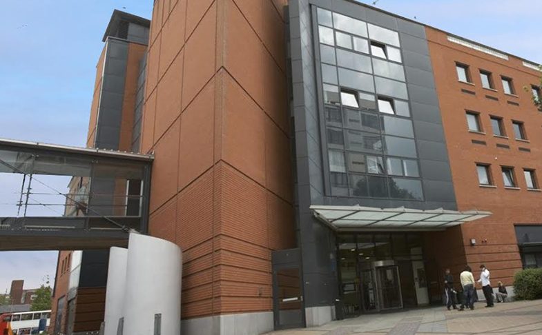 Manchester Metropolitan University Geoffrey Manton Building on Oxford Road Manchester