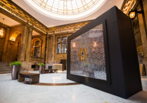 The mystery box in The Palace Hotel Lobby
