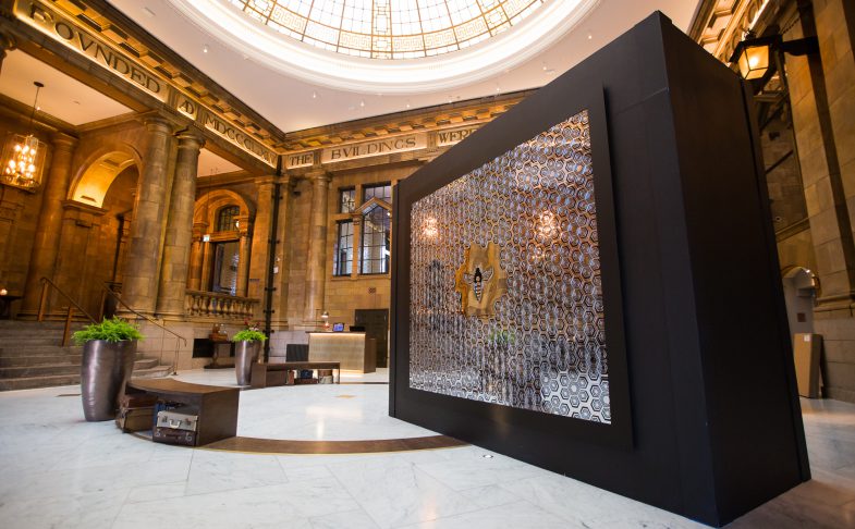 The mystery box in The Palace Hotel Lobby