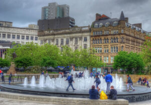 Piccadilly Gardens Manchester