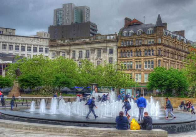 Piccadilly Gardens Manchester