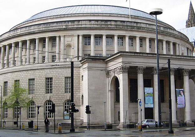 Henry Watson Music Library in St. Peters square, where the Ministry of Lost and Found event takes place