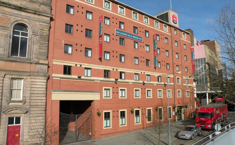 Hotel Ibis Sheffield city centre.