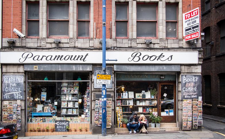 Paramount Books book shop in Manchester