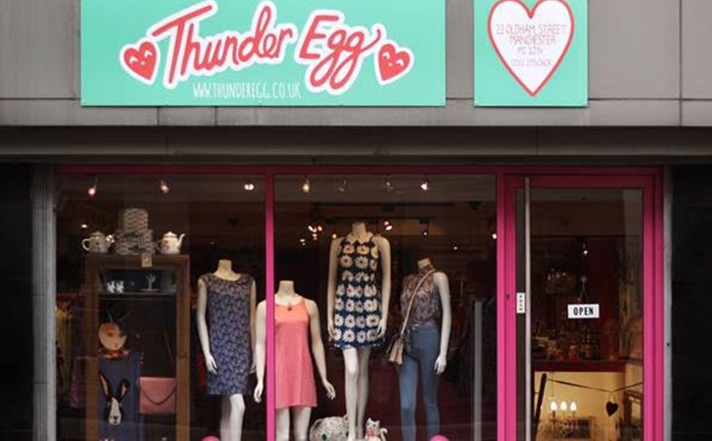 Thunder Egg shop in Manchester