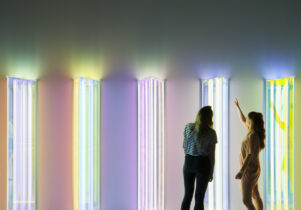 light installation by Liz West