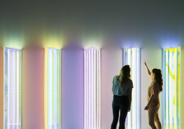 light installation by Liz West