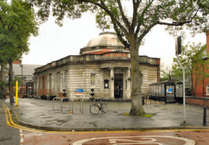 Chorlton Library on Manchester road in Chorlton