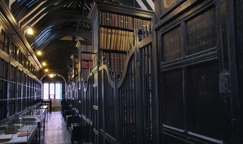 Chetham’s Library in Long Millgate in Manchester