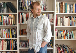 Author George Saunders, photo by Dennis Nett.