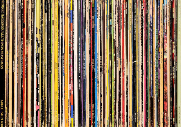 Vinyl record collection music