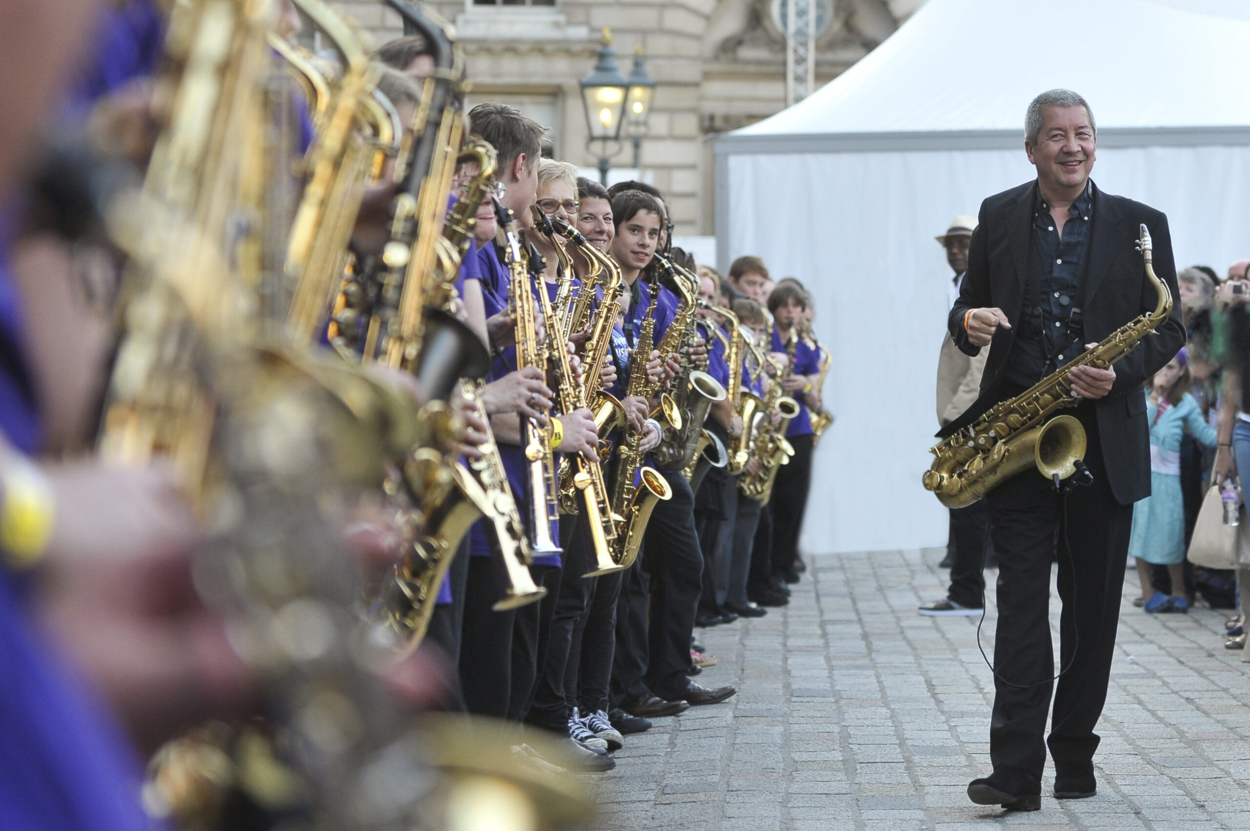 Andy Sheppard s Saxophone Massive at The Piece Hall Creative Tourist
