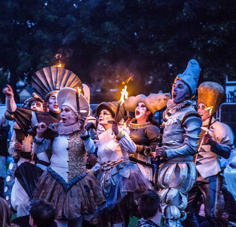 Enchanted Chandelier by Transe Express at The Piece Hall Creative Tourist