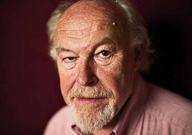 Actor Timothy West reads poetry at Stoller Hall during Manchester Literature Festival.