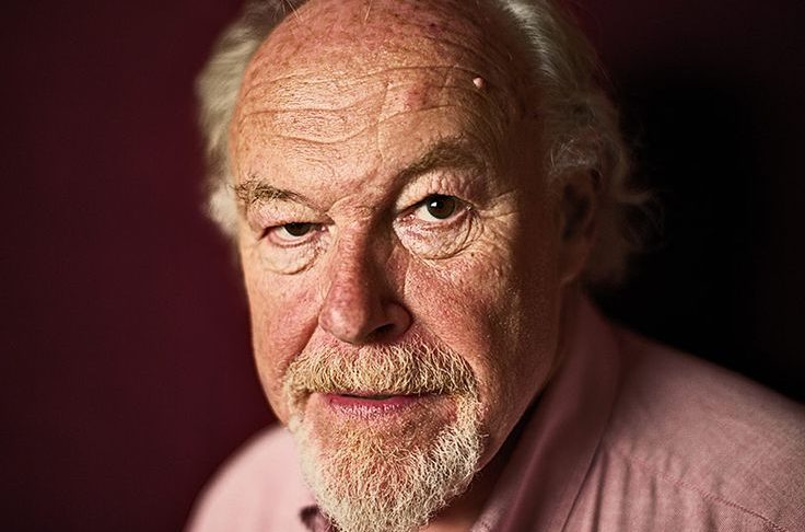 Actor Timothy West reads poetry at Stoller Hall during Manchester Literature Festival.