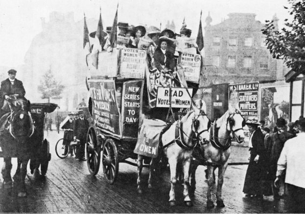 The Drama of the Suffrage Movement, part of Wonder Women 2018. Image courtesy of the People's History Museum