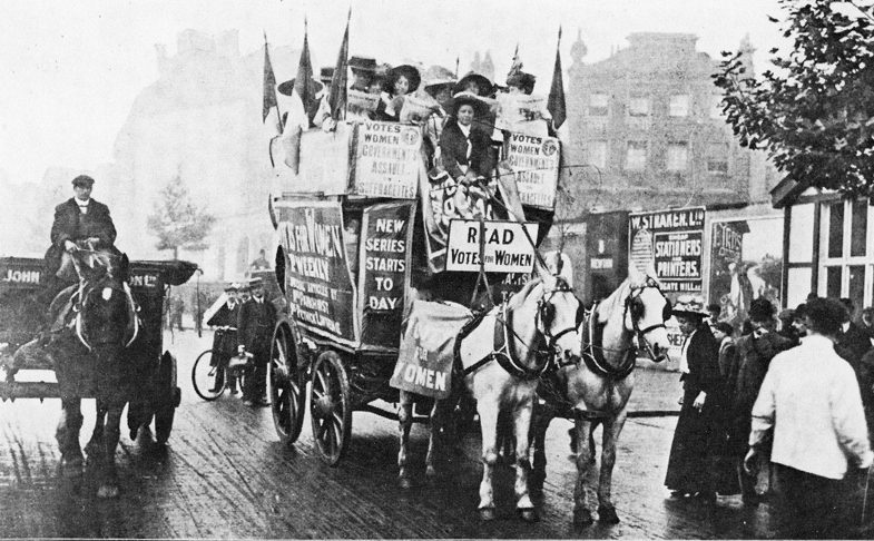 The Drama of the Suffrage Movement, part of Wonder Women 2018. Image courtesy of the People's History Museum