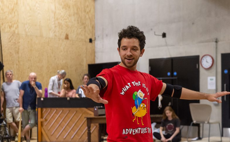 The Big I Am in rehearsal courtesy Brian Roberts