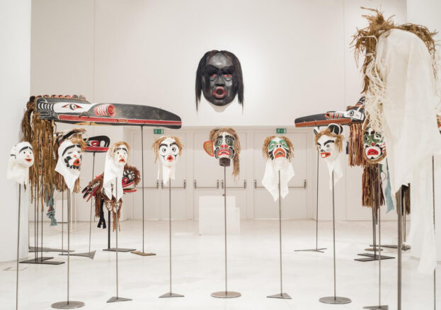 Native Economies: From the Potlatch Ban to the Masks of Beau Dick – Candice Hopkins at LJMU Exhibition Research Lab, Liverpool. Part of Liverpool Biennial 2018