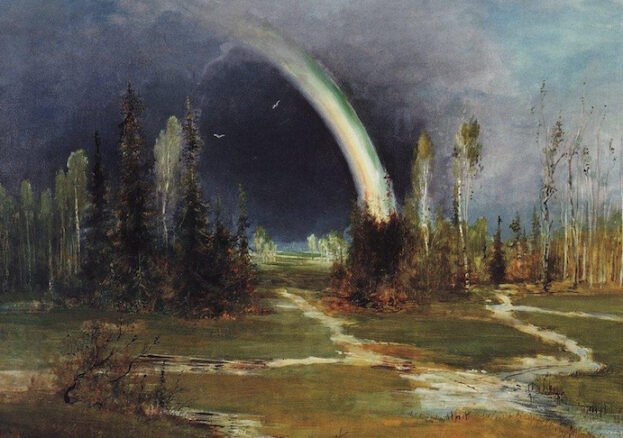 Alexey Savrasov, Landscape with a Rainbow, 1881