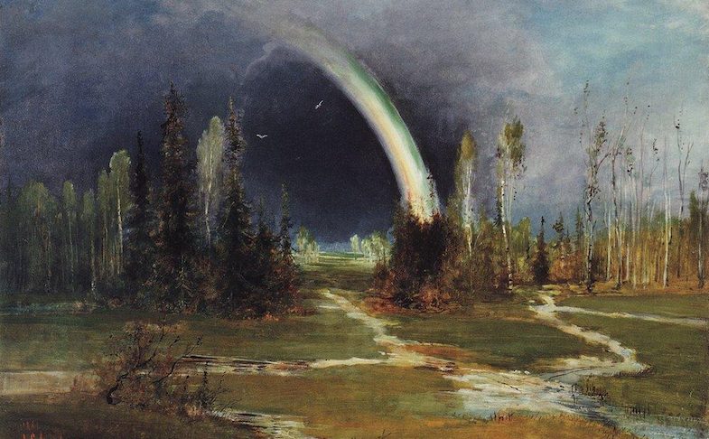 Alexey Savrasov, Landscape with a Rainbow, 1881