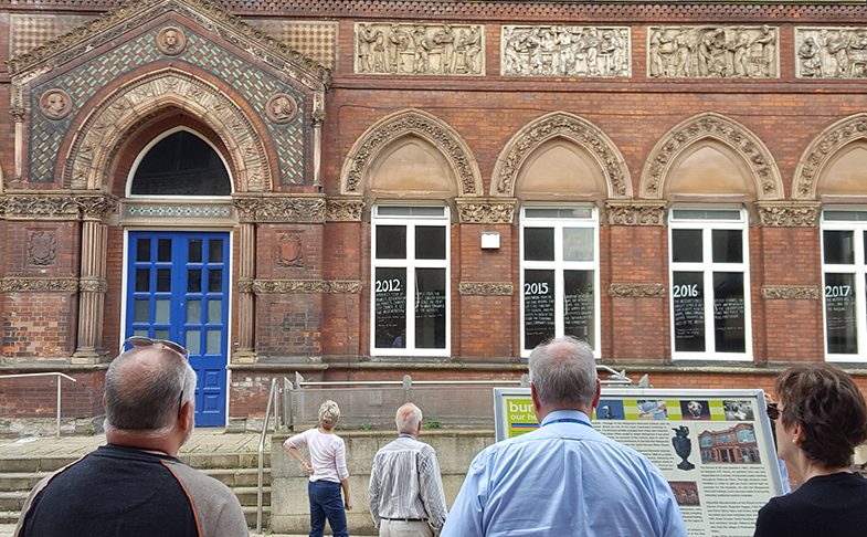 The Wedgwood Institite, Burslem summer in stoke on trent