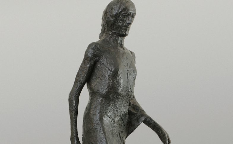 Elisabeth Frink - Walking Madonna- © Frink Estate and Archive executors. Courtesy of The Ingram Collection, Image © JP Bland 2016. Abbot Hall Art Gallery, Fragility and Power, Kendal, Cumbria