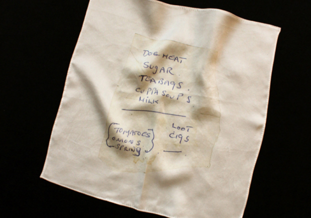 Found Note Silk Hanky – Jack Brown at PAPER Gallery, Manchester