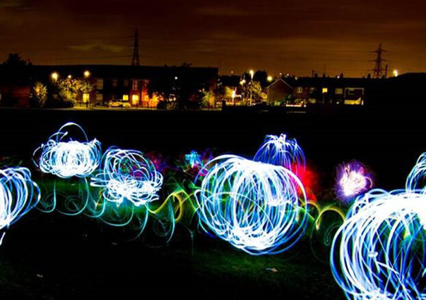PAINT WITH LIGHT ON A DARK NIGHT at The Piece Hall