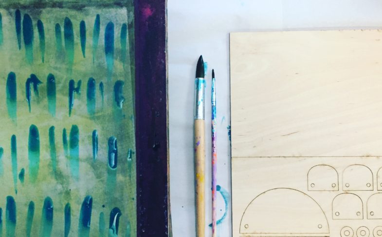 Screen Printed Wooden Jewellery / Full Day Workshop