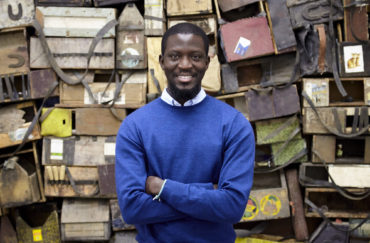 Ibrahim Mahama Photo © White Cube George Darrell. Courtesy of Manchester International Festival