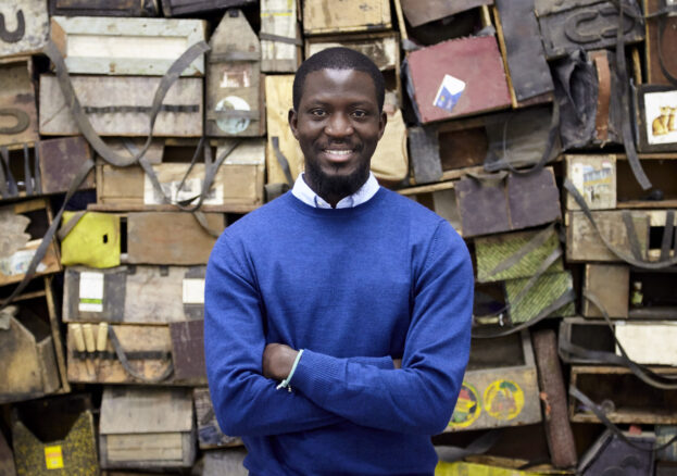 Ibrahim Mahama Photo © White Cube George Darrell. Courtesy of Manchester International Festival