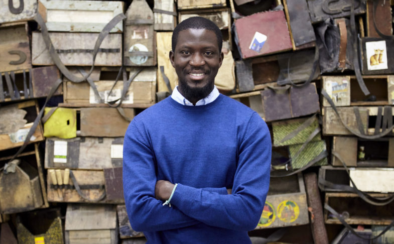 Ibrahim Mahama Photo © White Cube George Darrell. Courtesy of Manchester International Festival