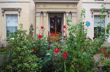 Elizabeth Gaskell's House garden. Photo by Chris Tucker
