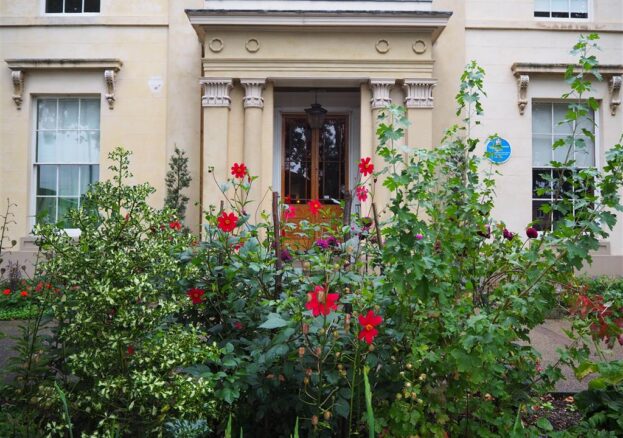 Elizabeth Gaskell's House garden. Photo by Chris Tucker