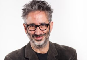 Head and shoulders shot of David Baddiel.