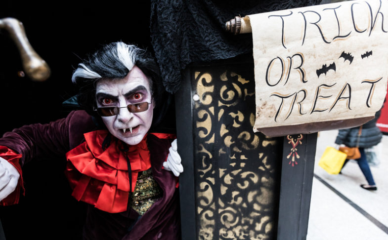 Trick or treat trail