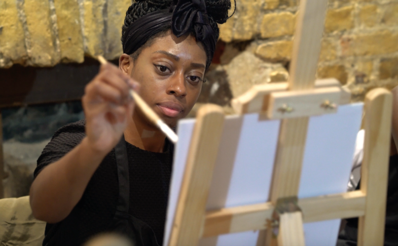 Bubbly and Art at Manchester Craft and Design Centre