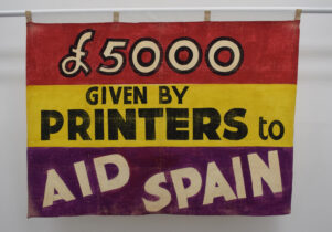2020 Banner Display at People's History Museum, Manchester