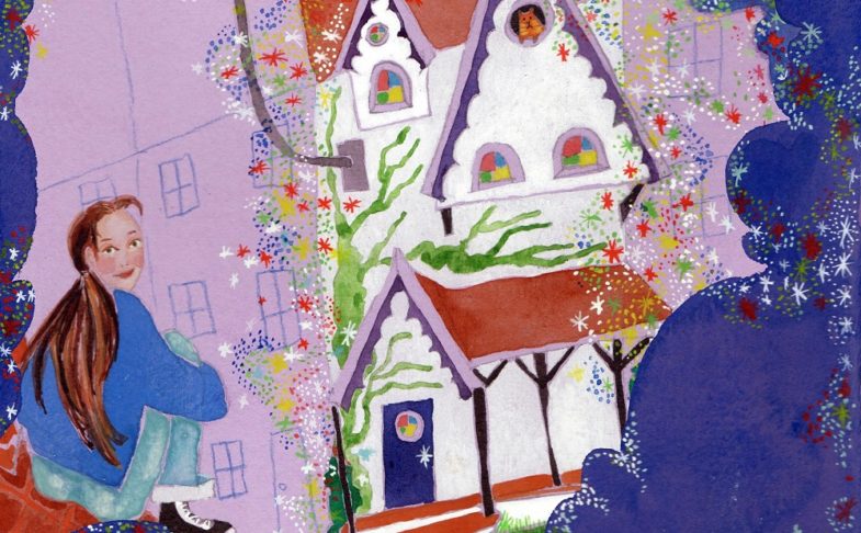 The Sorcerer's Apprentice - a sketch of a white house