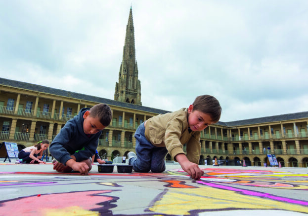 Snakes and Ladders at The Piece Hall in Halifax