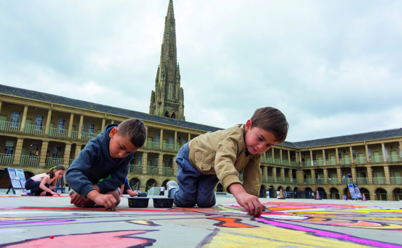 Snakes and Ladders at The Piece Hall in Halifax