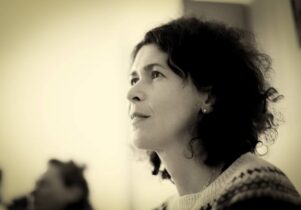 Poet Sasha Dugdale. Photo by Zima Zima