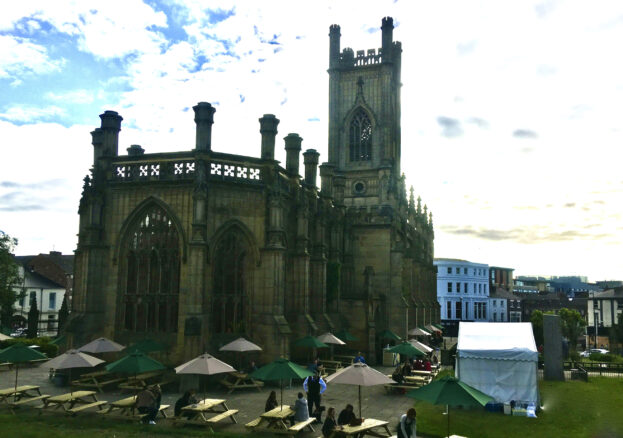 The Bombed Out Church Garden Bar