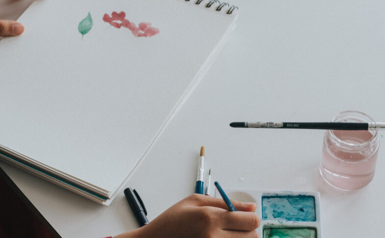 how to use water colours