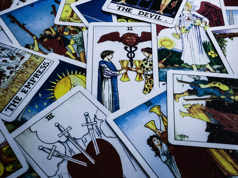 How to write a tarot reading image
