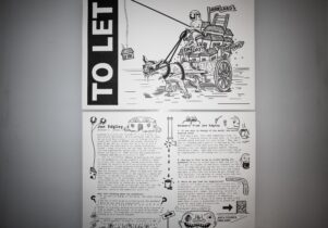 Postal Exhibition Print Programme from OUTPUT