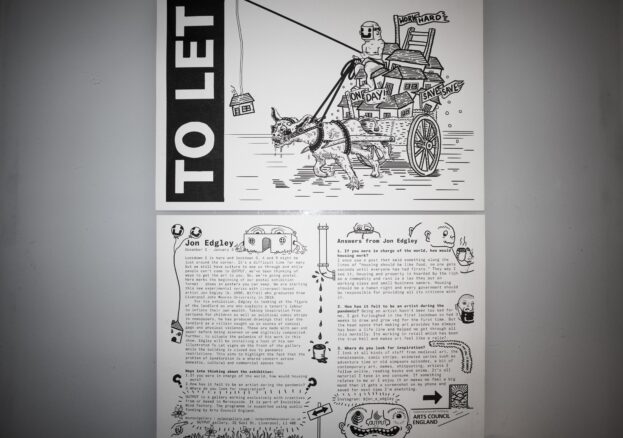 Postal Exhibition Print Programme from OUTPUT