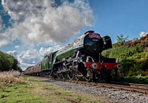Flying Scotsman Eats Lancashire Railway